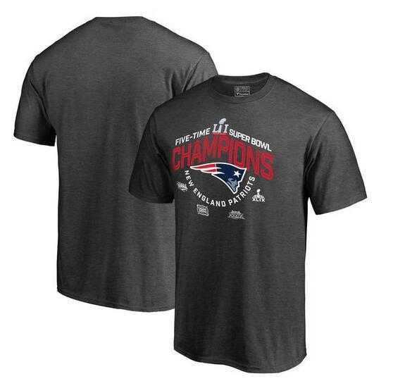 Men's New England Patriots Pro Line by Fanatics Branded Big x26 Tall 5-Time Super Bowl Champions T-Shirt - Heathered Gray FengYun,We sell and wholesale Men's New England Patriots Pro Line by Fanatics Branded Big x26 Tall 5-Time Super Bowl Champions T-Shirt - Heathered Gray FengYun on line form chian!